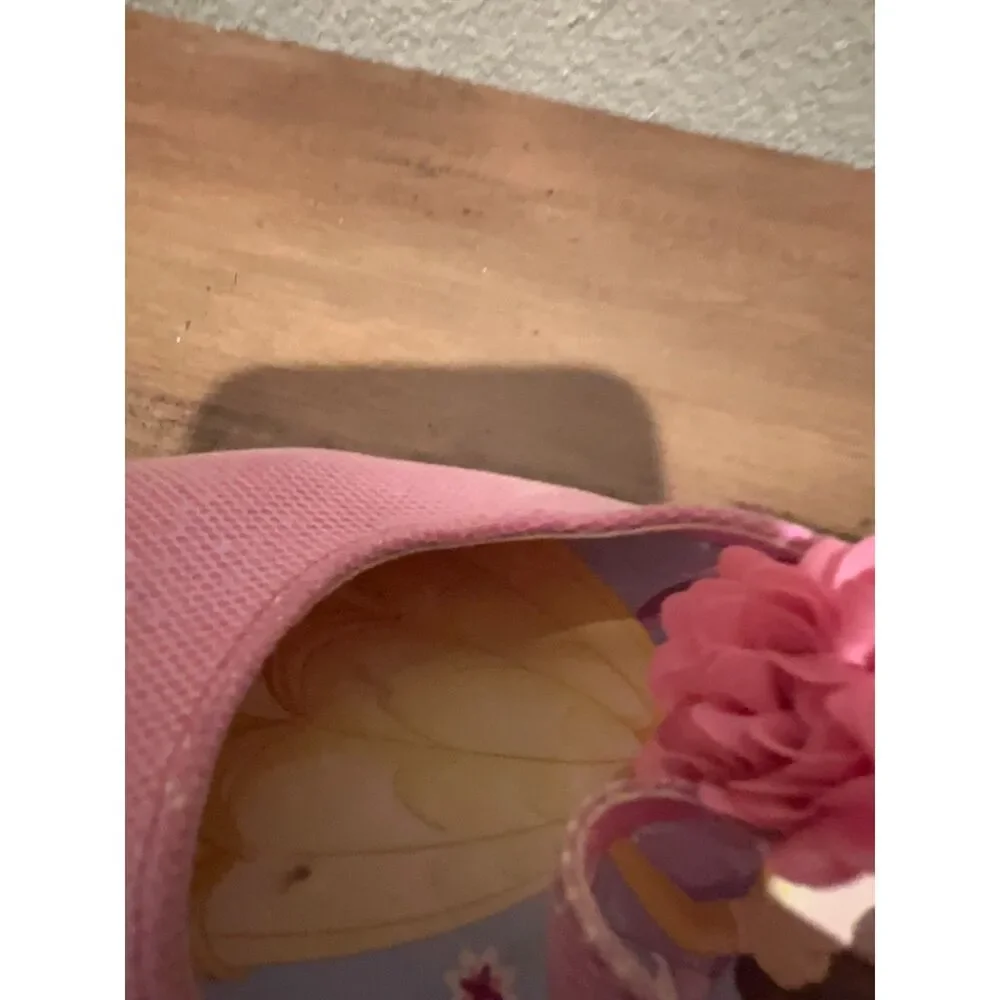 Disney Princess Girl Pink Heel Dress Shoes Size 1